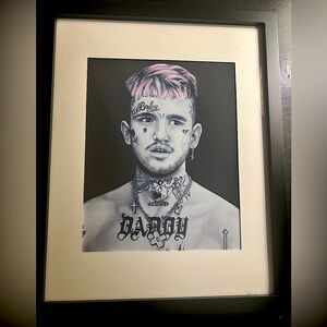 lil peep custom portrait